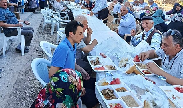 Hisarcık Şeyhçakır köyünde geleneksel hayır yemeği düzenlendi