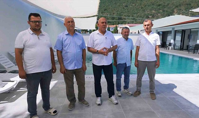 Hisarcık'ta Yarı Olimpik Yüzme Havuzu hizmete girdi