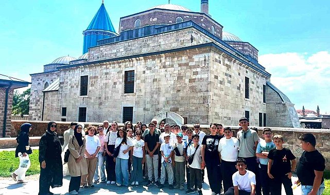 Hisarcık'ta Yaz Kur'an Kursu öğrencileri Konya'yı gezdi