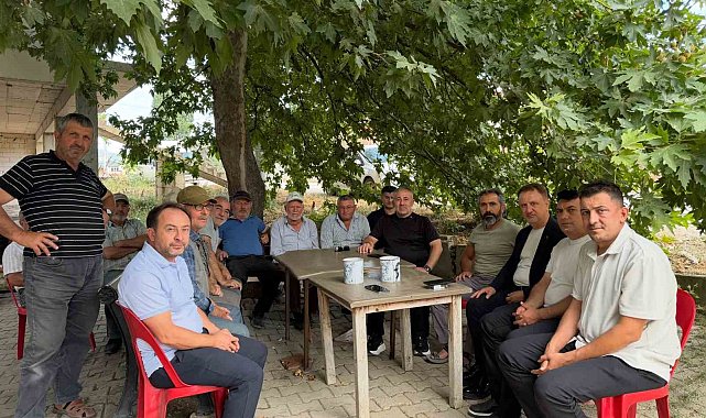 İl Başkanı Yıldırım köylerde vatandaşlarla buluştu