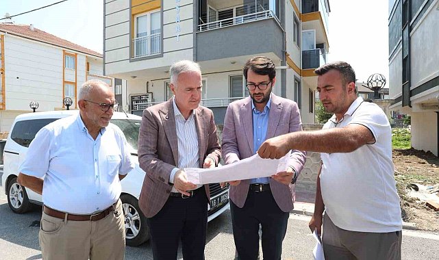 İnegöl Belediyesi'nden yeni mahalleye 64 araçlık otopark