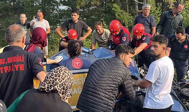 İşçi servisi ile otomobil çarpıştı: 1'i ağır 4 yaralı