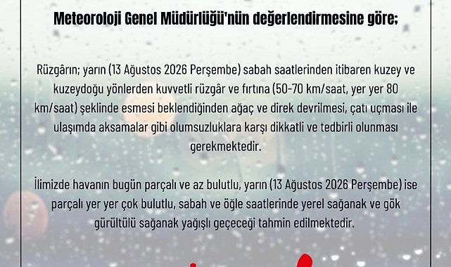 İstanbul için fırtına uyarısı: Rüzgar 80 kilometreye çıkacak