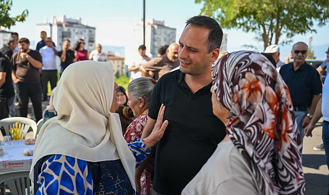 İzmir Bornova'da Başkan Eşki üretici kadınlarla buluştu