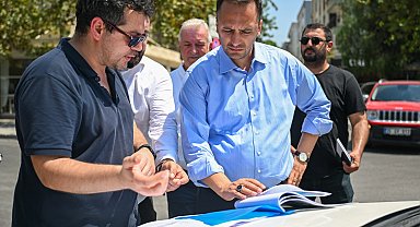 İzmir Bornova'nın merkezinde estetik dönüşüm başladı