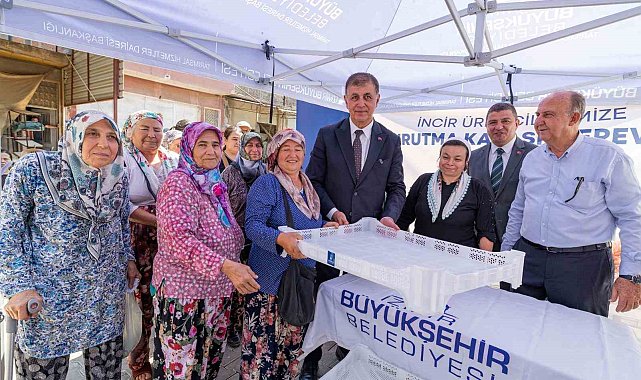 İzmir Büyükşehir Belediyesi'nden üreticiye kerevet desteği