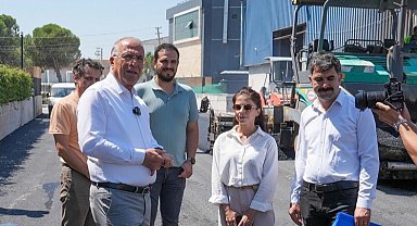 İzmir Gaziemir'de asfaltlama atağı