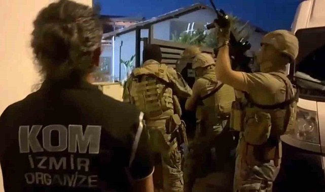 İzmir merkezli 3 ilde haraç çetesine operasyon