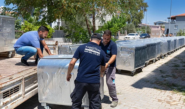 İzmir Narlıdere'ye 200 yeni çöp konteyniri