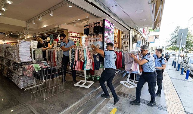 İzmir'de ana arterlerde kaldırım işgaline geçit yok