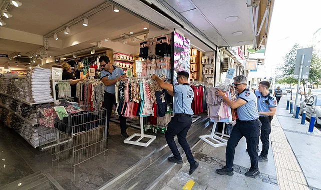 İzmir'de ana arterlerde kaldırım işgaline geçit yok