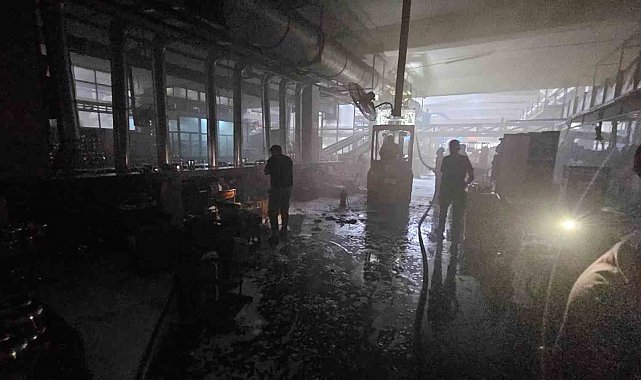 Kahramanmaraş'ta fabrika yangını