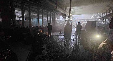 Kahramanmaraş'ta fabrika yangını