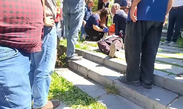 Kalp krizi geçiren vatandaşı kurtarmak için ekipler seferber oldu