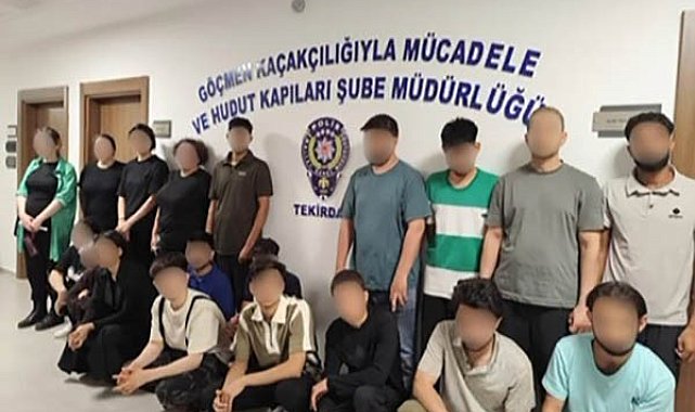 Kamyonette 19 düzensiz göçmen yakalandı: Sürücü tutuklandı