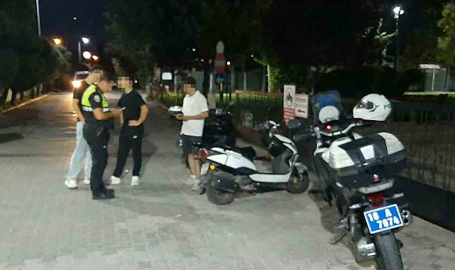 Karacabey'de motosiklet denetimi: 20 sürücüye 250 bin TL ceza