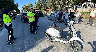 Karaman'da motosiklet kazası: 1 yaralı