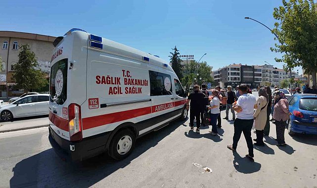 Karaman'da otomobilin çarptığı genç kadın yaralandı