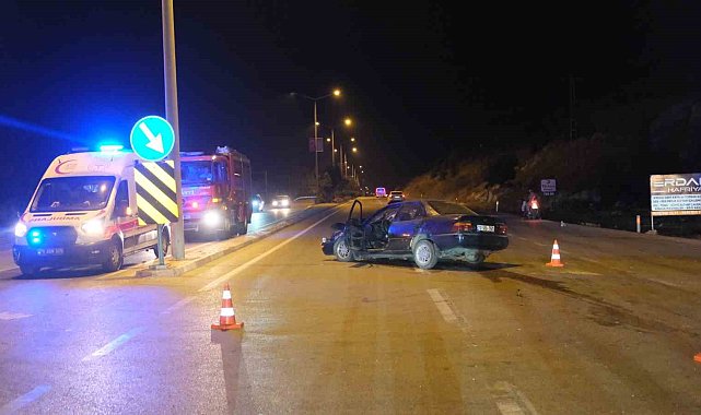 Karaman'da otomobiller çarpıştı: 3 yaralı