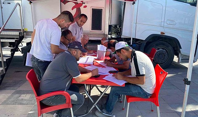 Karapınar'da 322 ünite kan bağışı yapıldı