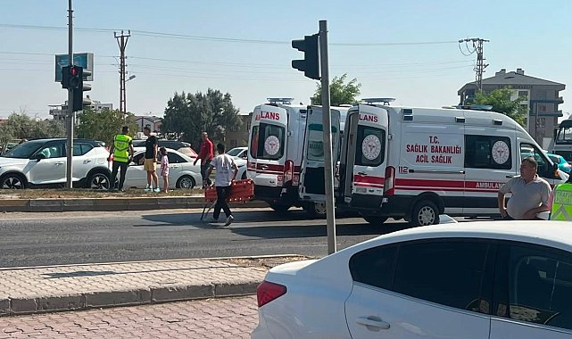 Karapınar'da otomobiller çarpıştı: 2 yaralı
