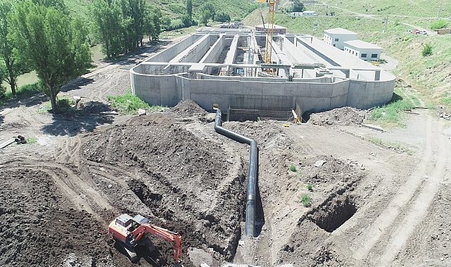Kars'ta 523 bin dekar tarım arazisine can suyu olacak: Atıksu Arıtma Tesisinde çalışmalar yüzde 53'e ulaştı