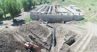Kars'ta 523 bin dekar tarım arazisine can suyu olacak: Atıksu Arıtma Tesisinde çalışmalar yüzde 53'e ulaştı