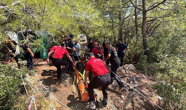 Kayaköy'de yüksekten düşen 45 yaşındaki şahıs hayatını kaybetti
