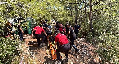 Kayaköy'de yüksekten düşen 45 yaşındaki şahıs hayatını kaybetti
