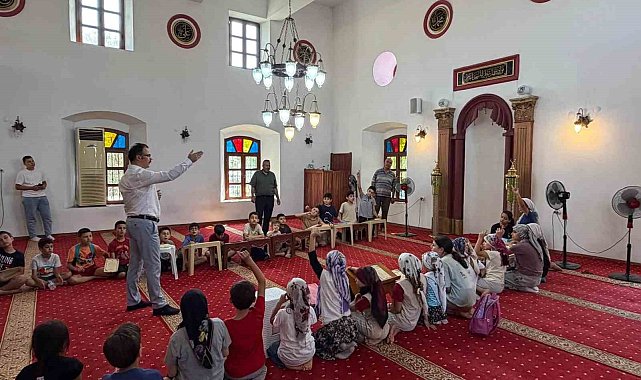 Kaymakam Ateş, Kur'an kursu öğrencileriyle buluştu