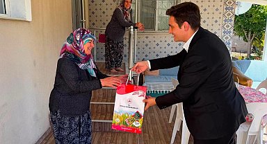 Kaymakam Güzel'den İbriktepe'de şehit aileleri ve gazilere ziyaret