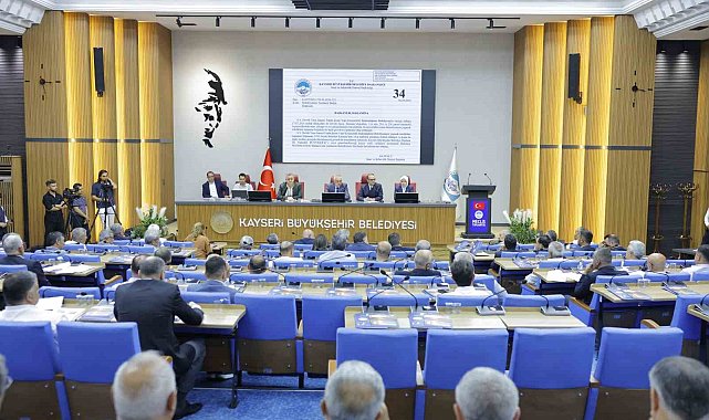 Kayseri Büyükşehir Meclisi 76 gündem maddesini karara bağladı
