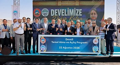 Kayseri Develi'de yeni eserlerin temeli atıldı
