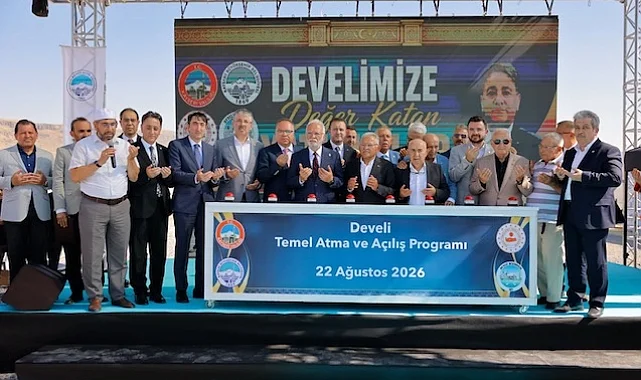 Kayseri Develi'de yeni eserlerin temeli atıldı