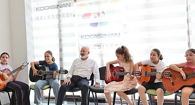 Kayseri Kocasinan'da çocuklar öğrenirken eğleniyor