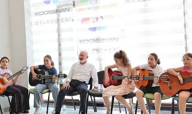 Kayseri Kocasinan'da çocuklar öğrenirken eğleniyor