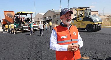 Kayseri Kocasinan'dan sanayi sitelere nefes aldıracak yol hamlesi