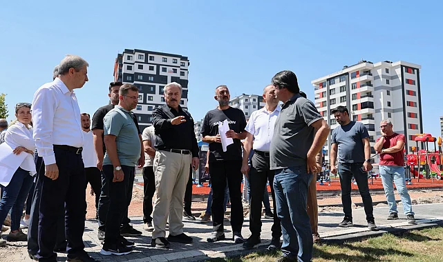 Kayseri Melikgazi şantiye alanına döndü
