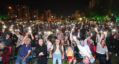 Kayseri Melikgazi'de müzik dolu bir gece