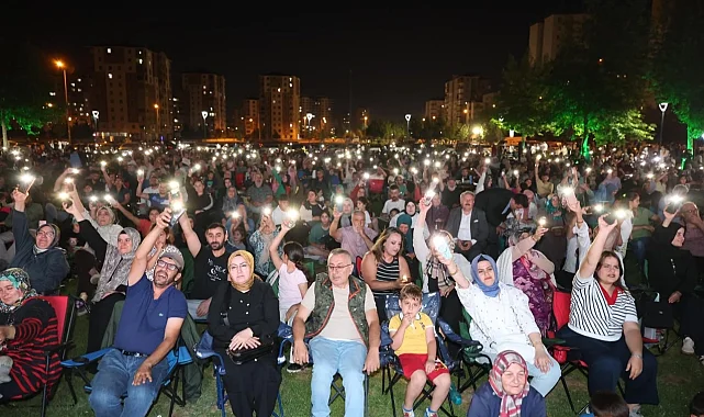 Kayseri Melikgazi'de müzik dolu bir gece