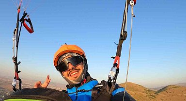 Kayseri'den Kahramanmaraş'a uçan yamaç paraşütü mesafe pilotu o anları anlattı