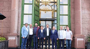 Kayserispor, Bursaspor yönetimini ağırladı