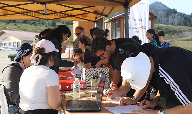 Keltepe festivalde 3 bin gökyüzü meraklısını ağırladı