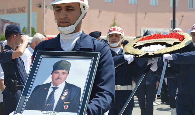 Kıbrıs Gazisi Ali Hikmet Altan son yolculuğuna uğurlandı