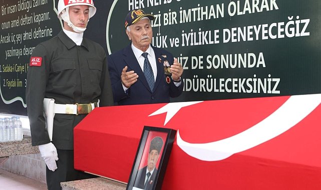 Kıbrıs Gazisi, resmi törenle son yolculuğuna uğurlandı