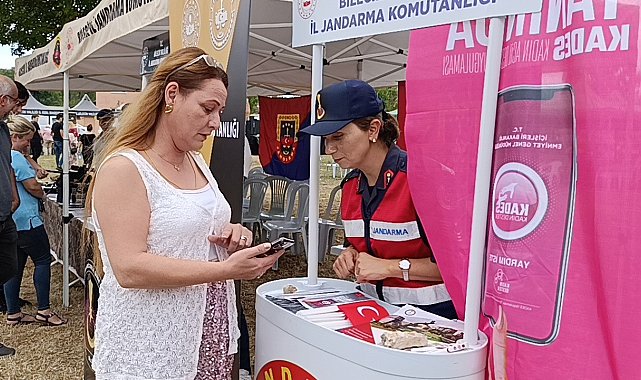 Kınık Festivali'nde 500 kadına KADES anlatıldı