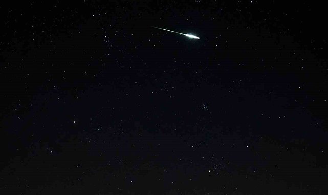 Kırıkkale'de Perseid meteor yağmuru görüntülendi