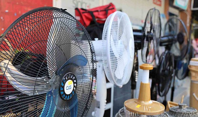 Kırşehir'de sıcak hava vantilatör satışlarını artırdı