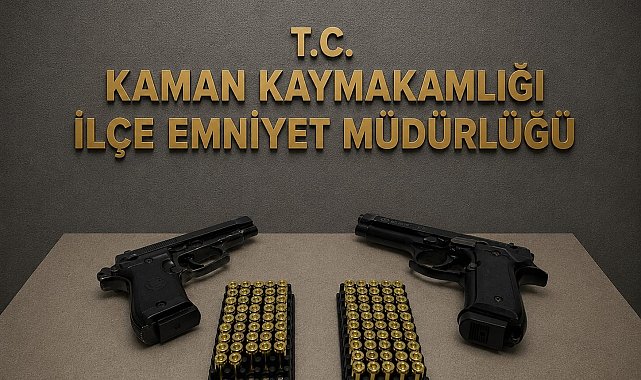 Kırşehir'deki denetimlerde çok sayıda silah ve mühimmat ele geçirildi