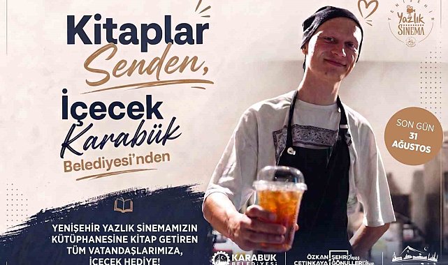 Kitap getirene içecek ikram edilecek